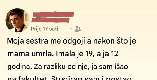 Nakon majčine smrti imala je samo 19 godina, ali je odustala od svojih snova kako bi spasila bratovo djetinjstvo Nakon majčine smrti imala je samo 19 godina, ali je odustala od svojih snova kako bi spasila bratovo djetinjstvo - featured image