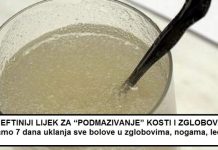 NAJJEFTINIJI LIJEK ZA “PODMAZIVANJE” KOSTI I ZGLOBOVA: Za samo 7 dana uklanja sve bolove u zglobovima, nogama, leđima NAJJEFTINIJI LIJEK ZA “PODMAZIVANJE” KOSTI I ZGLOBOVA: Za samo 7 dana uklanja sve bolove u zglobovima, nogama, leđima - featured image